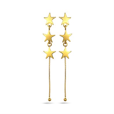 Brinco-Estrelas-Ouro-18k