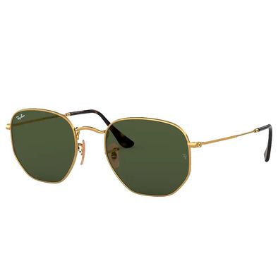 Oculos-de-Sol-Ray-Ban-Hexagonal-Flat-Lenses-Dourado-RB3548-NL-001-54