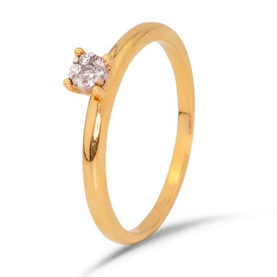 Anel-Solitario-de-Ouro-Amarelo-18K-com-Diamantes